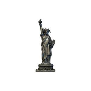 Vintage Statue of Liberty Pewter Metal Lapel Pin